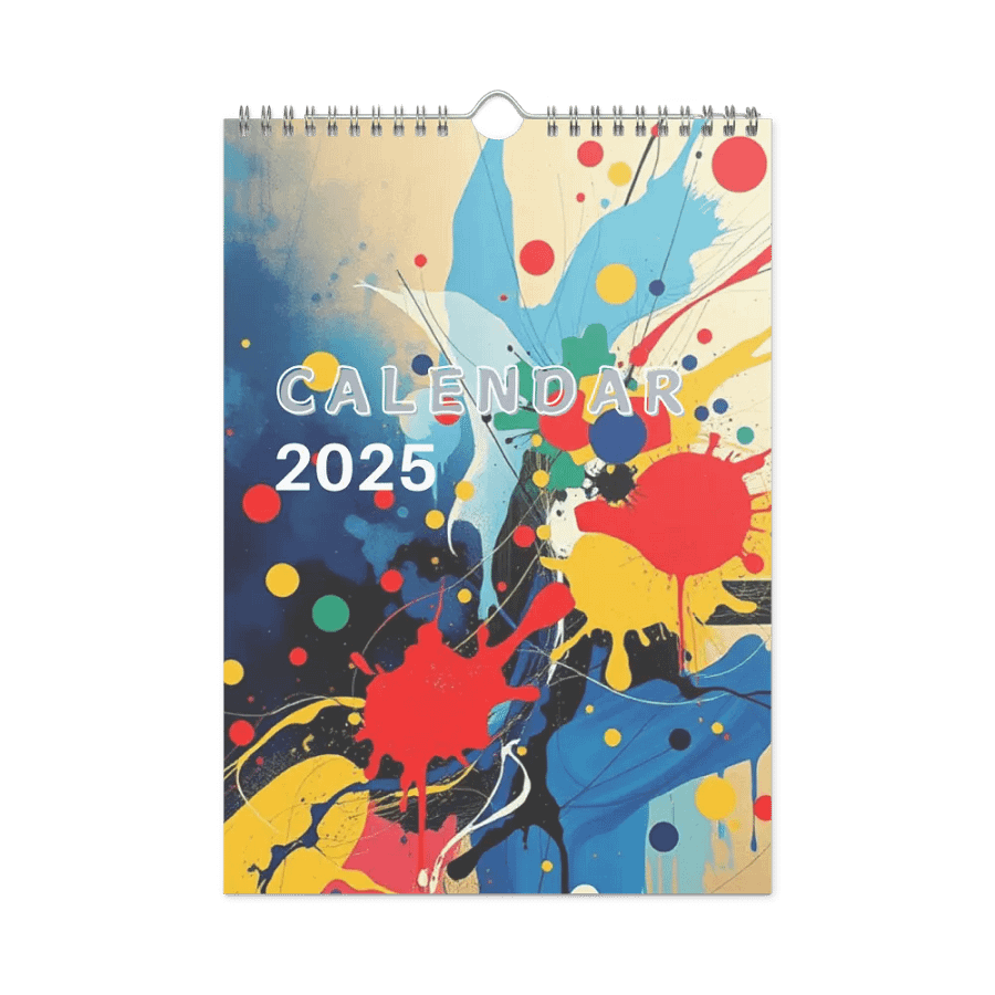 ART ABSTRACT WALL CALENDAR 2025 product image (3)