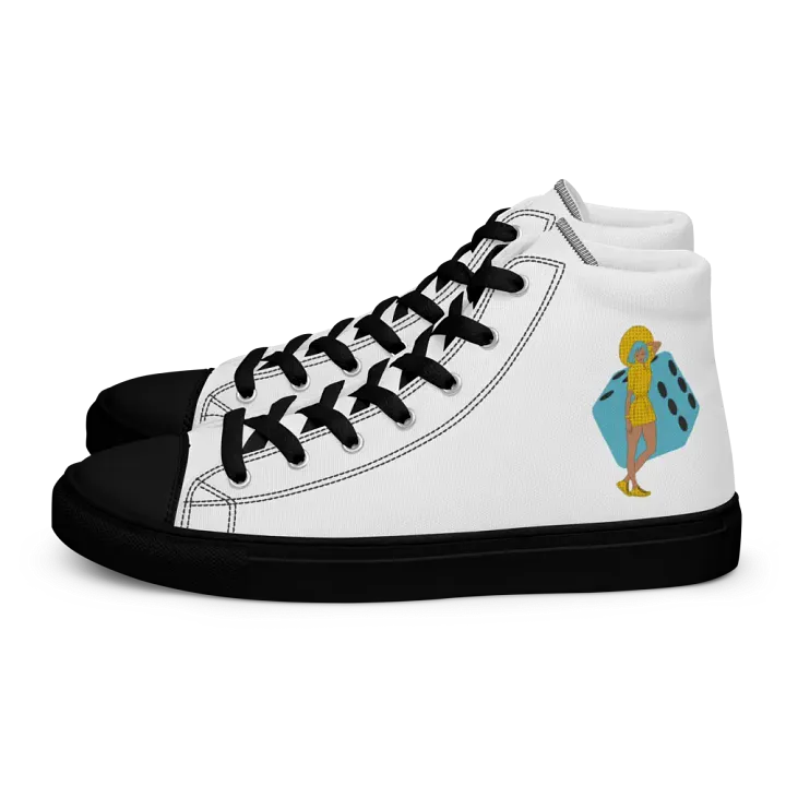 DiceGirl High Top Canvas Shoes product image (1)