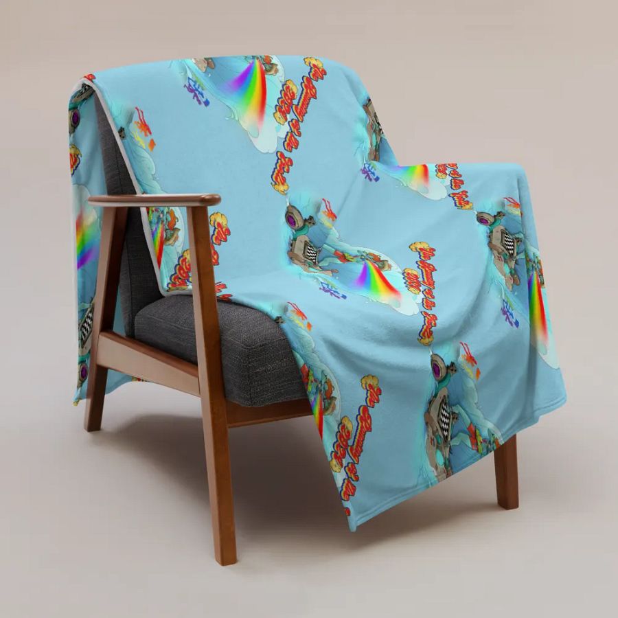 Running of the Trolls Rainbow Blanket Pattern product image (3)