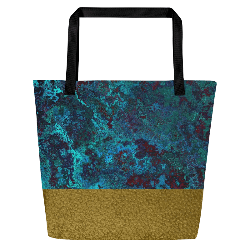 Malagold Tote/ Shopper Bag With Pocket. Fade Resistant, Machine Washable.