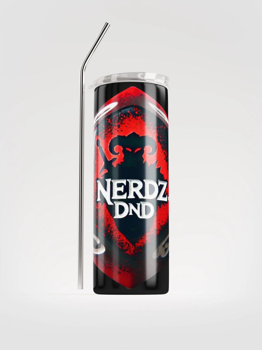 Nerdz DnD 20-Sided Die Stainless Steel Tumbler product image (1)