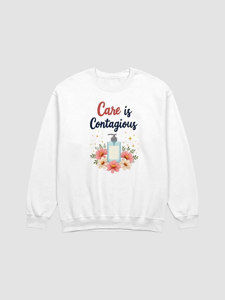 Care is Contagious Crewneck Sweatshirt product image (2)