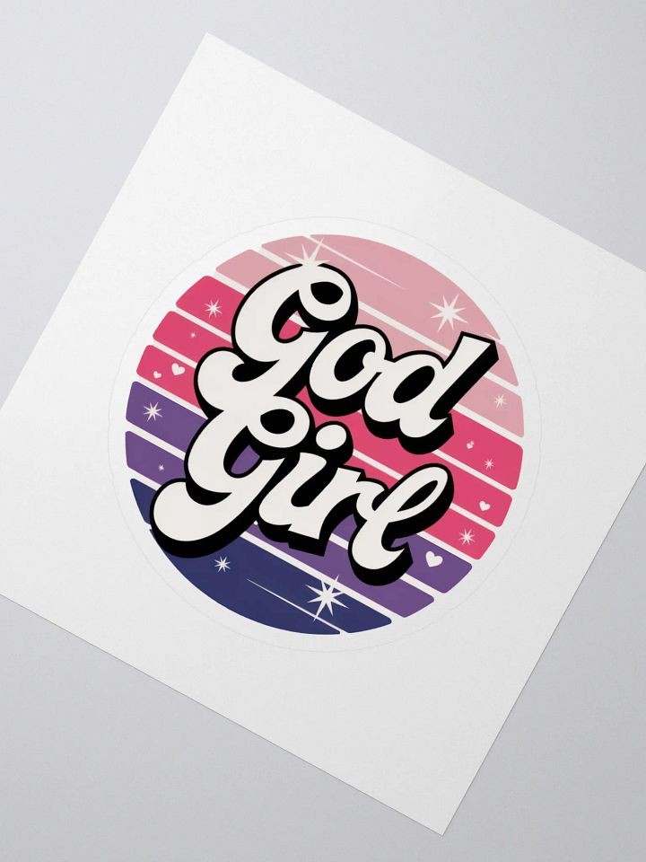 God Girl Kiss Cut Stickers product image (2)