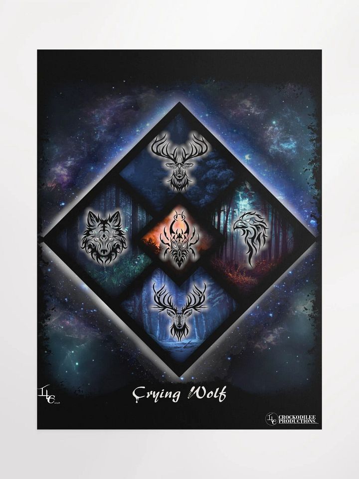 Crying Wolf Galaxy Poster product image (1)