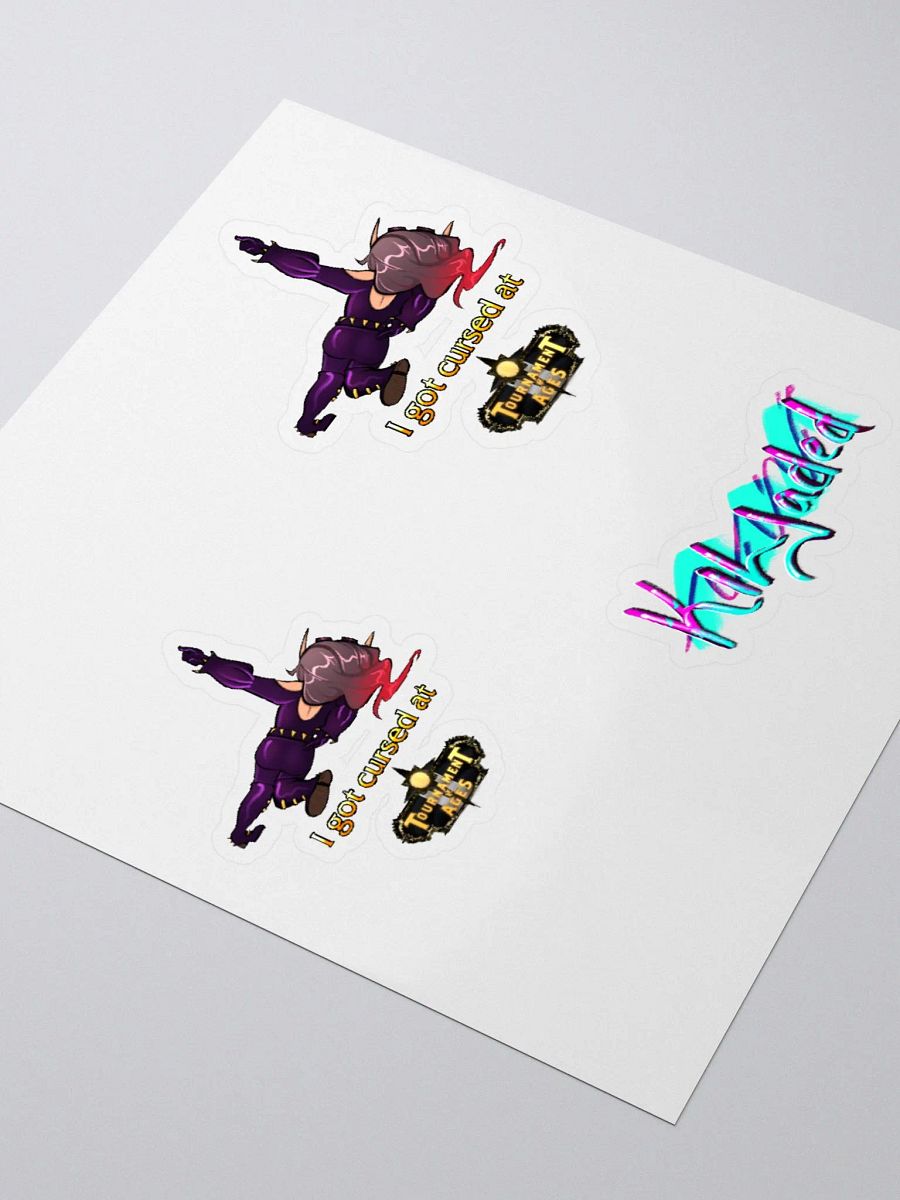 Cursed Edition - I Got Cursed At TOA - Sticker Sheet product image (3)