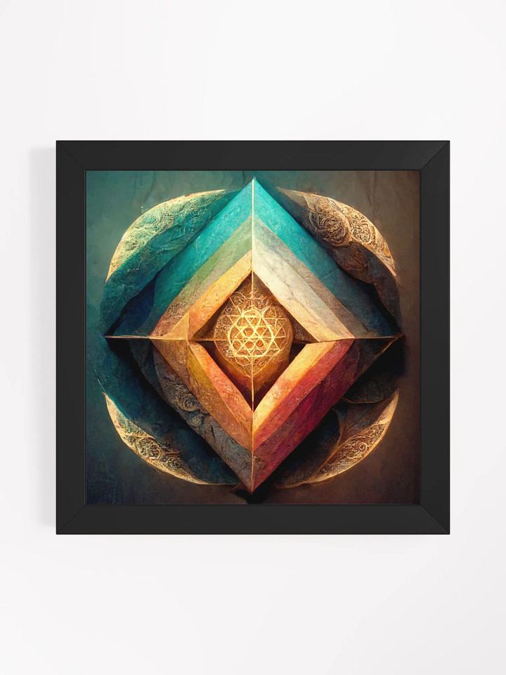 Symmetry in Bloom Framed Matte Poster product image (2)