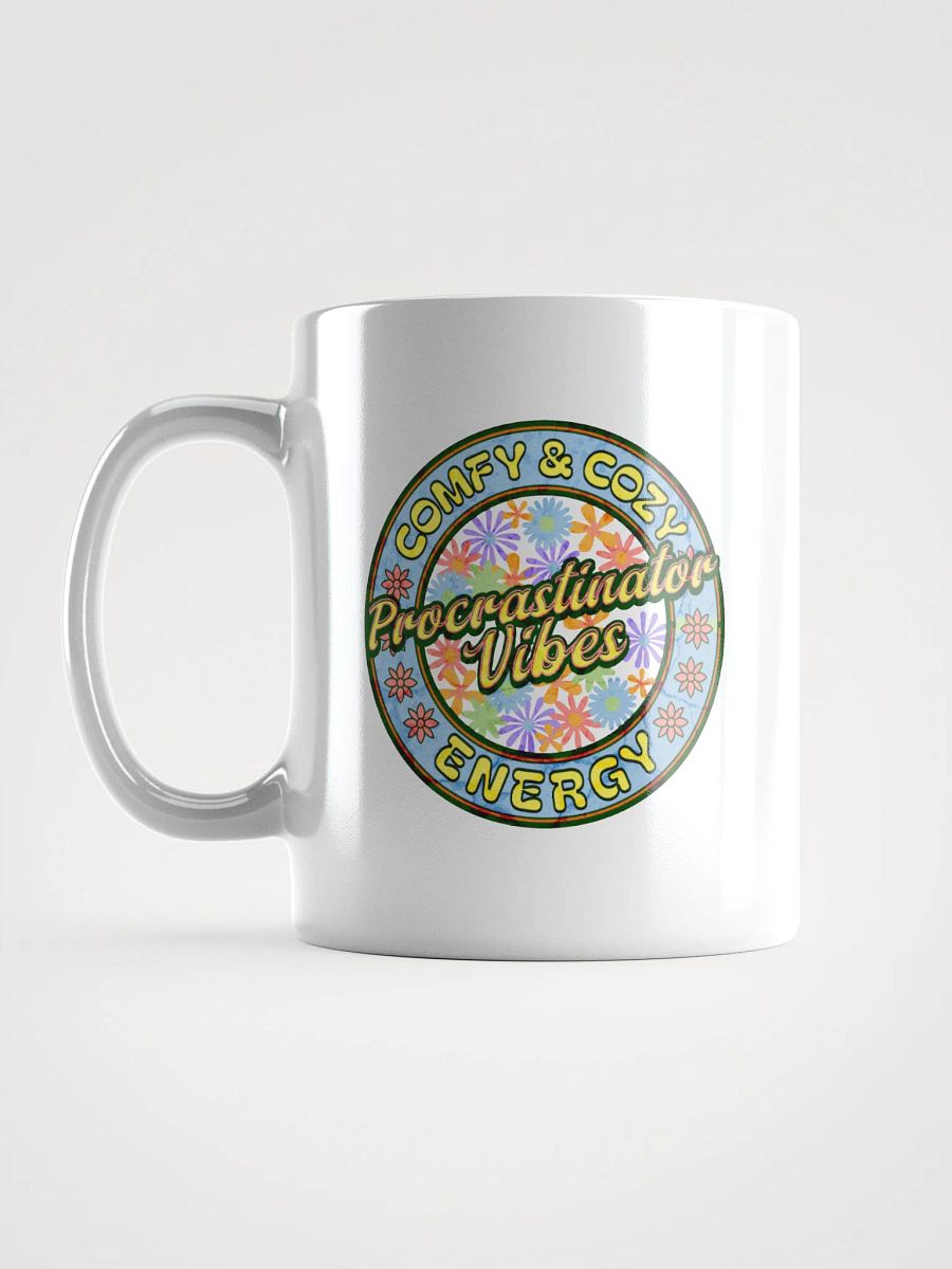 Procrastinator Vibes Comfy And Cozy Energy Mug product image (1)