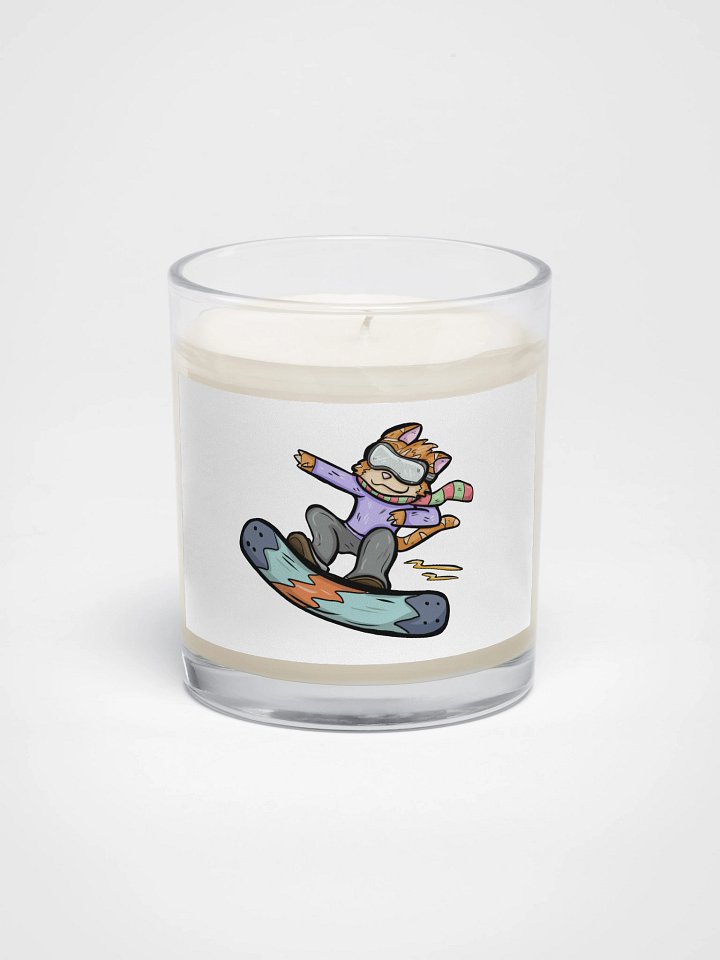 Rusty Snowboarding Holiday Candle Christmas 2025 product image (1)