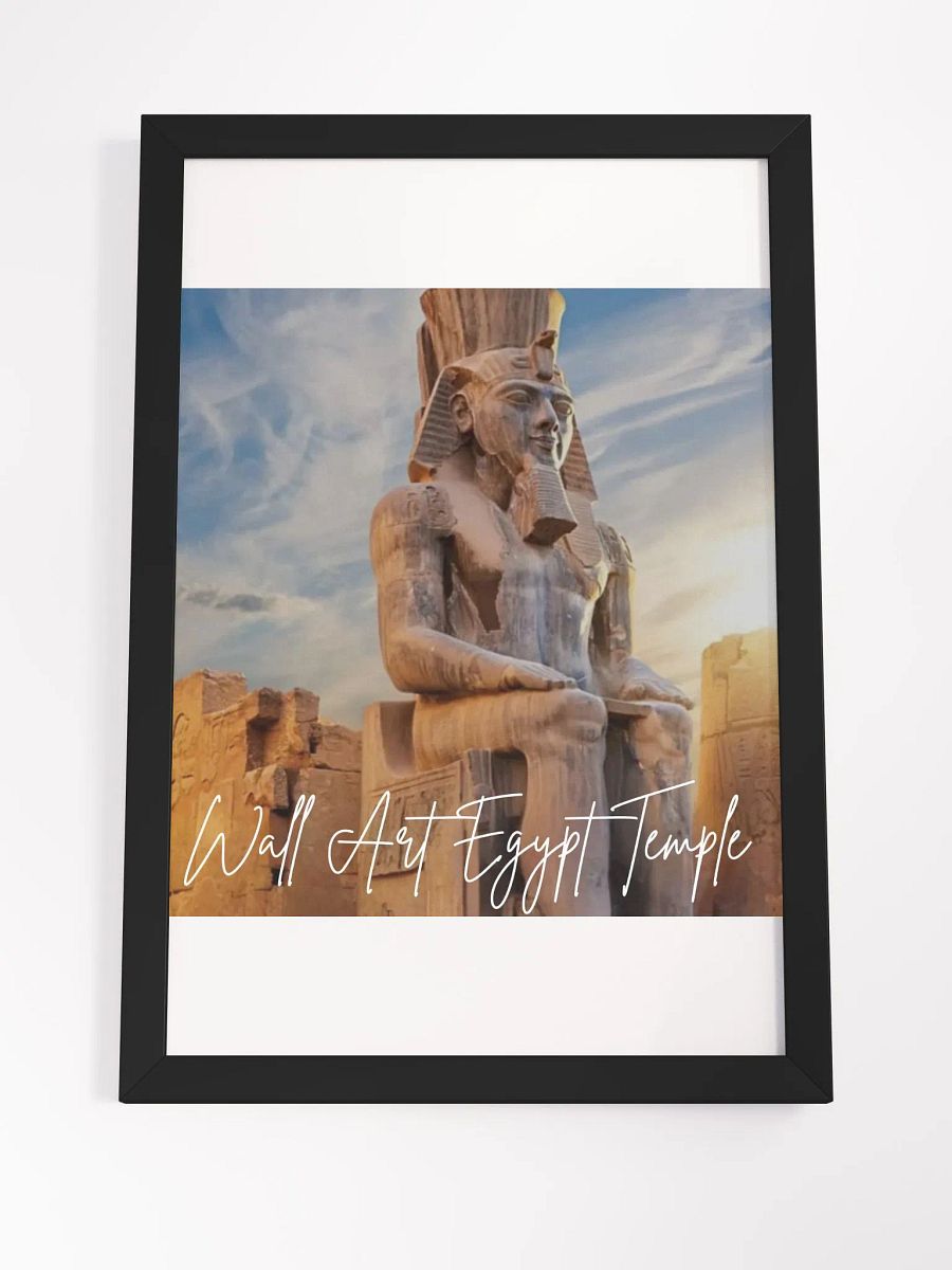 Wall Art Egypt Temple Framed High-Quality Matte Poster (in) product image (4)
