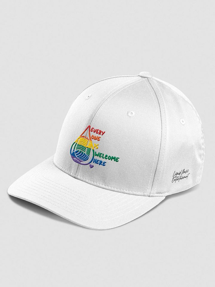 NEW Liquid Music Entertainment "Everyone Is Welcome Here" Flexfit Cap product image (5)