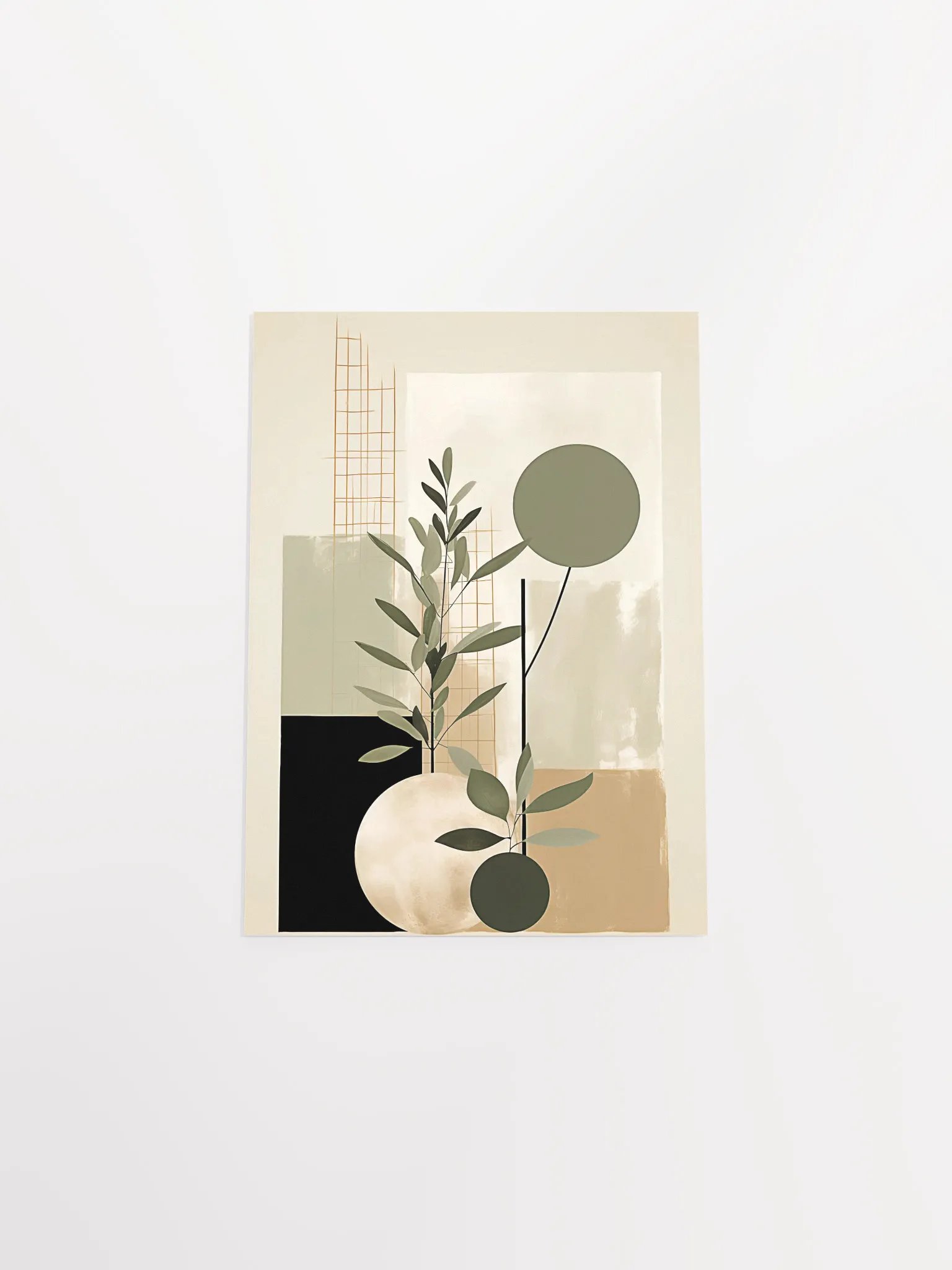 Botanical Geometry Matte Poster product image (4)