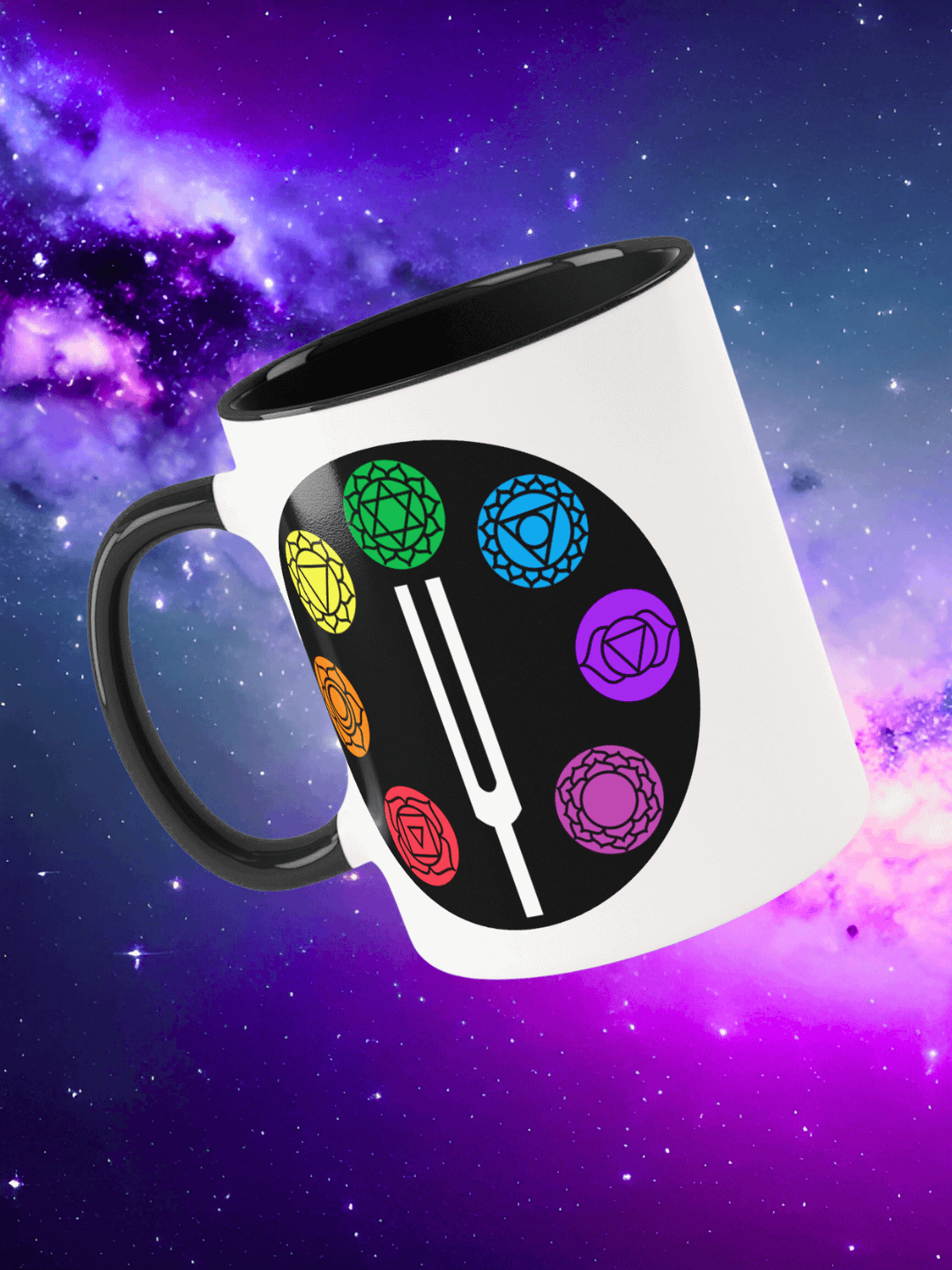 Triangle + Chakra Circle Ceramic Mug product image (2)