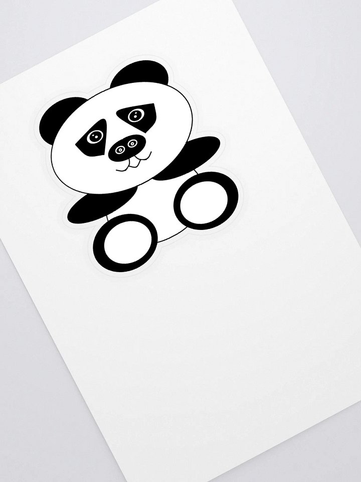 Panda Kiss Cut Sticker Sheet product image (1)
