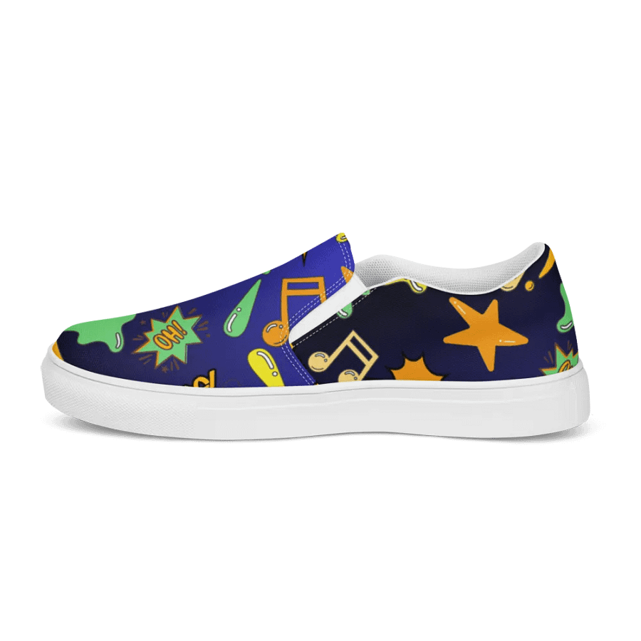 Pop-Art Explosion Slip-On Canvas Shoes product image (9)