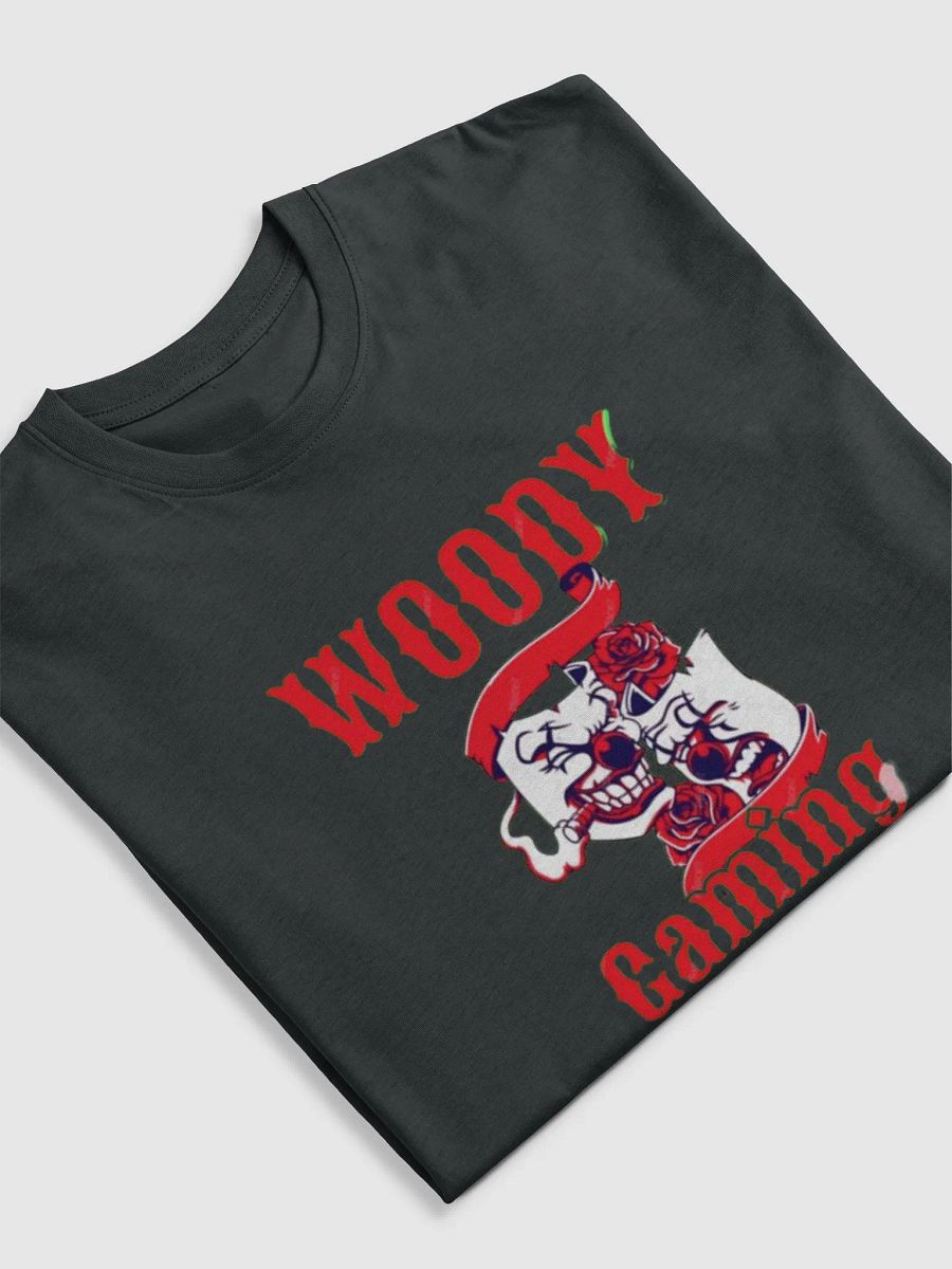 Woody Gaming Red logo T-Shirt product image (5)