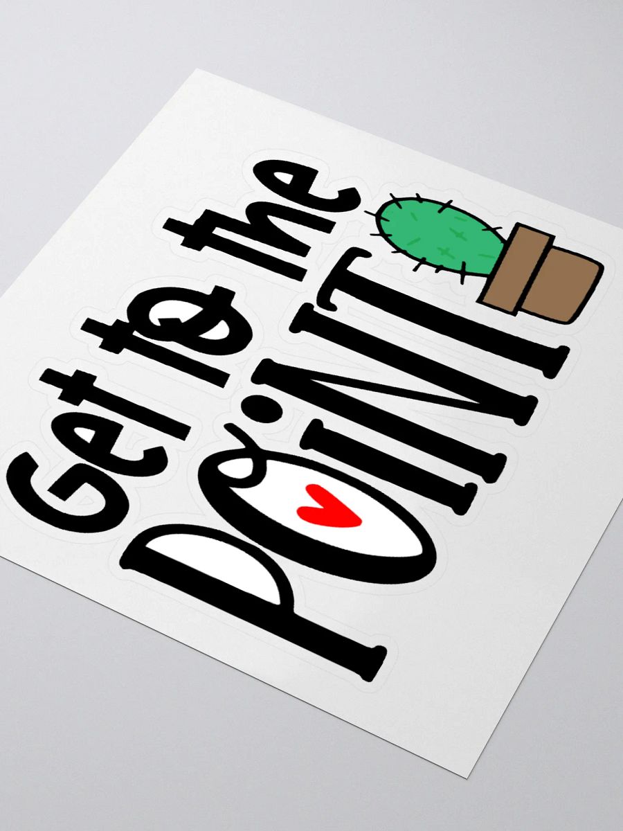 Heartfelt Cactus Kiss Cut Sticker product image (3)