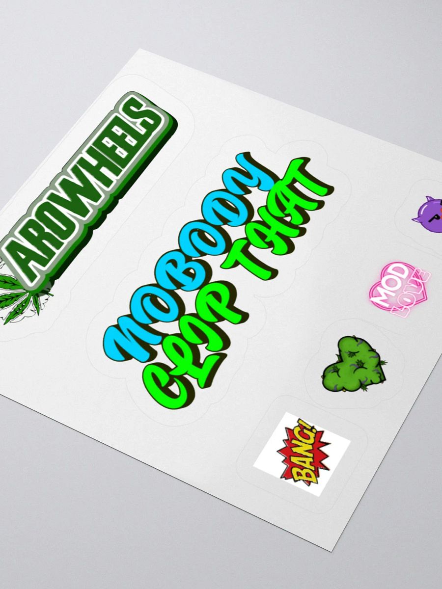 AROW sticker sheet product image (3)