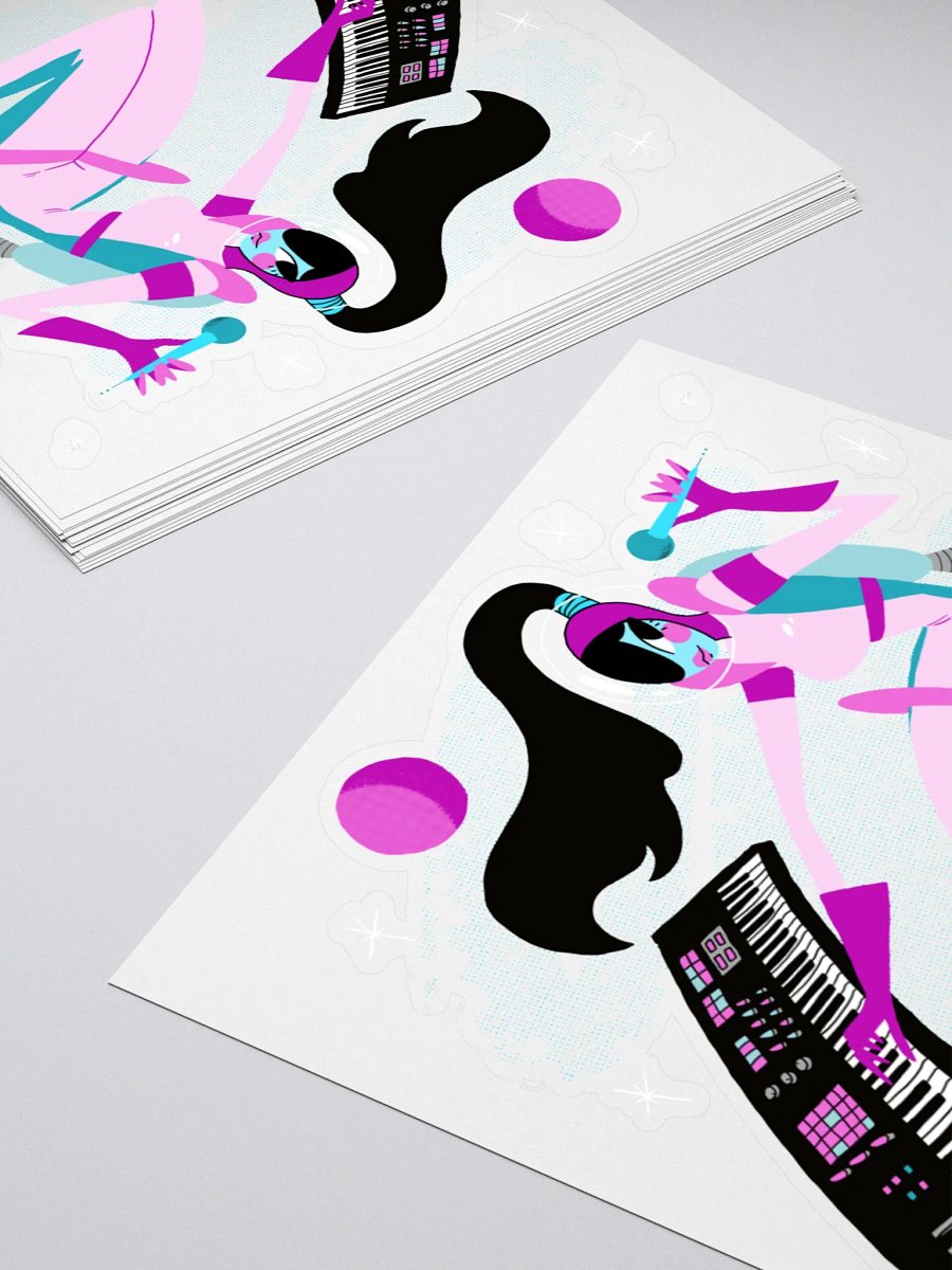 Astro-Synthpop Cutie Sticker product image (4)