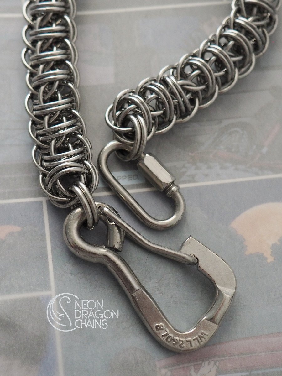 Fire Wyrm Wallet Chain / OOAK product image (3)