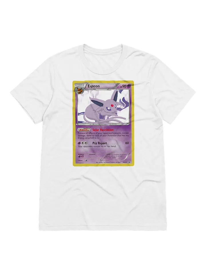 Espeon TCG T-shirt product image (1)