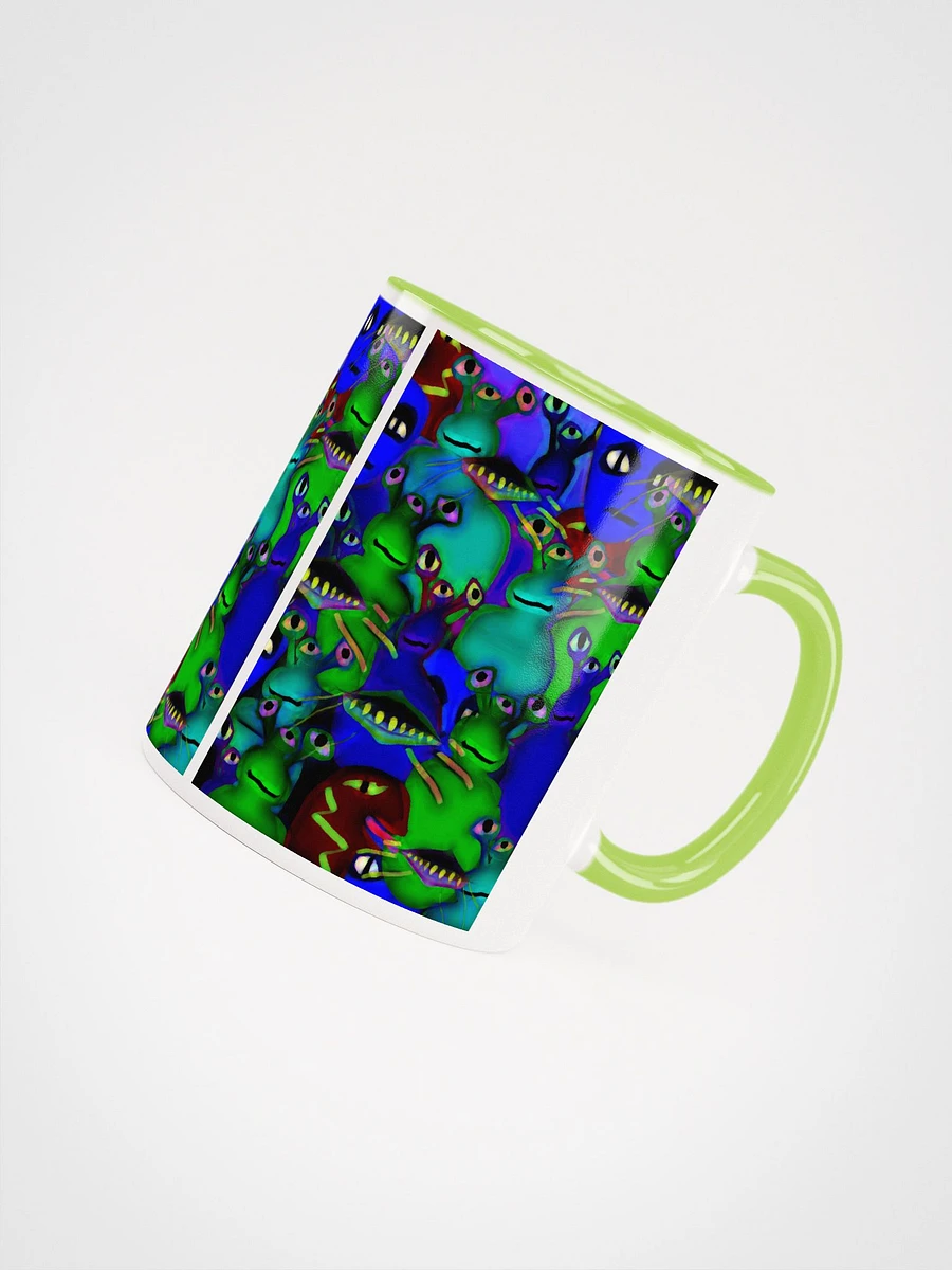 Aliens Collage Green Coffee Mug product image (4)