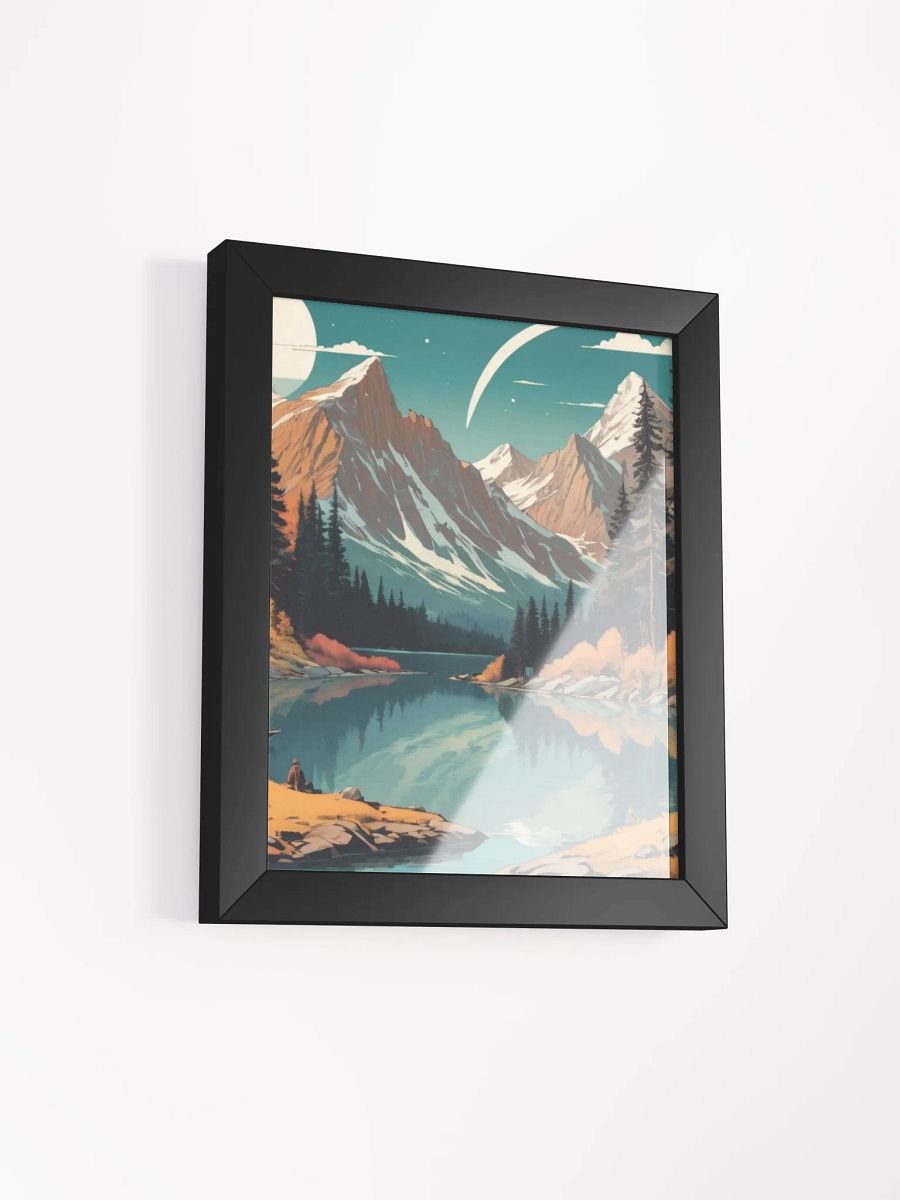 Design Vintage "Seek Adventure" - Paysage Montagne et Coucher de Soleil Rétro product image (8)