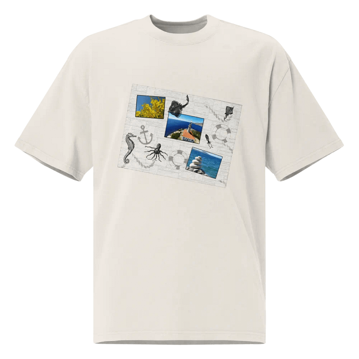 T-shirt with sea style product image (1)