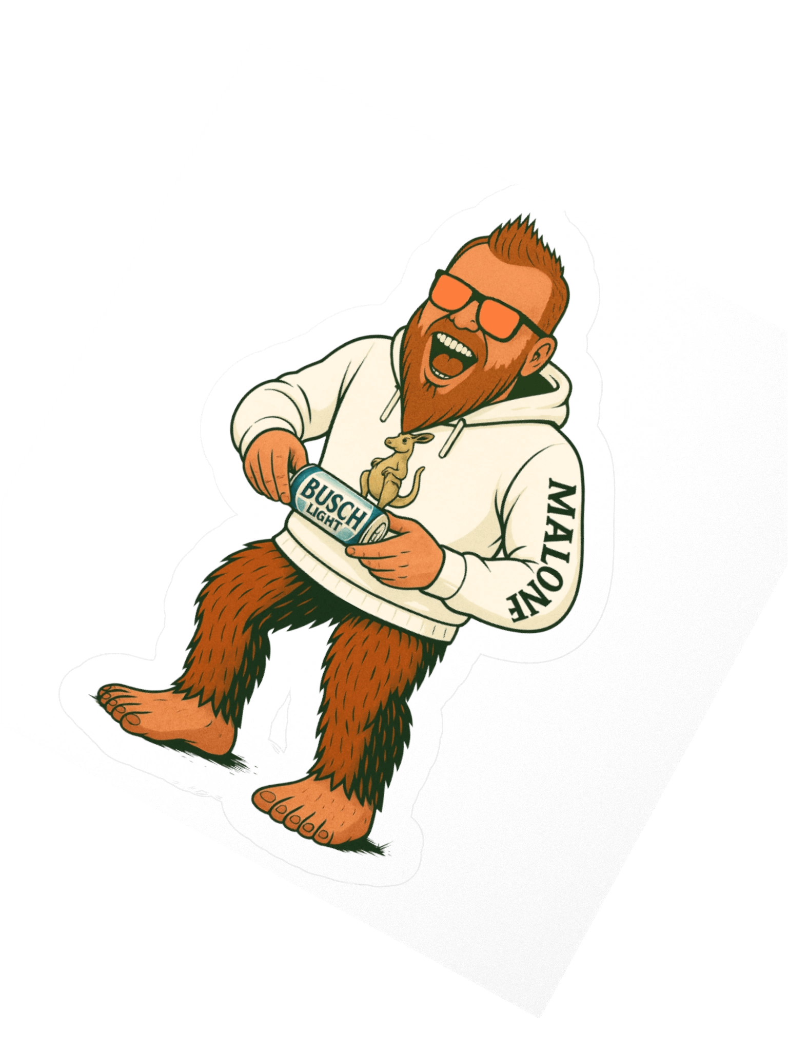 Ginger Squatch Shotgun Sticker product image (6)