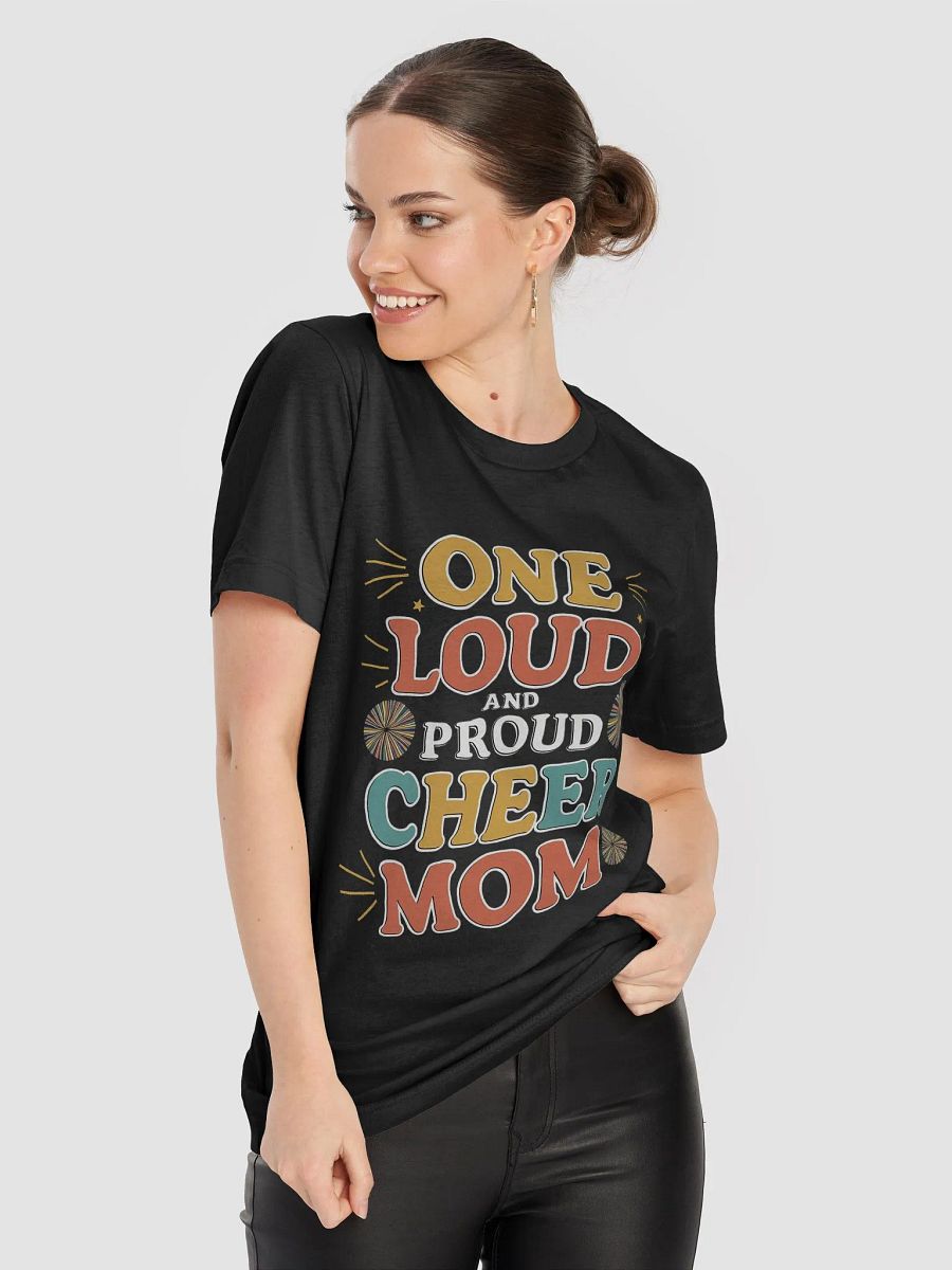 Proud Cheer Mom Colorful T-Shirt product image (8)