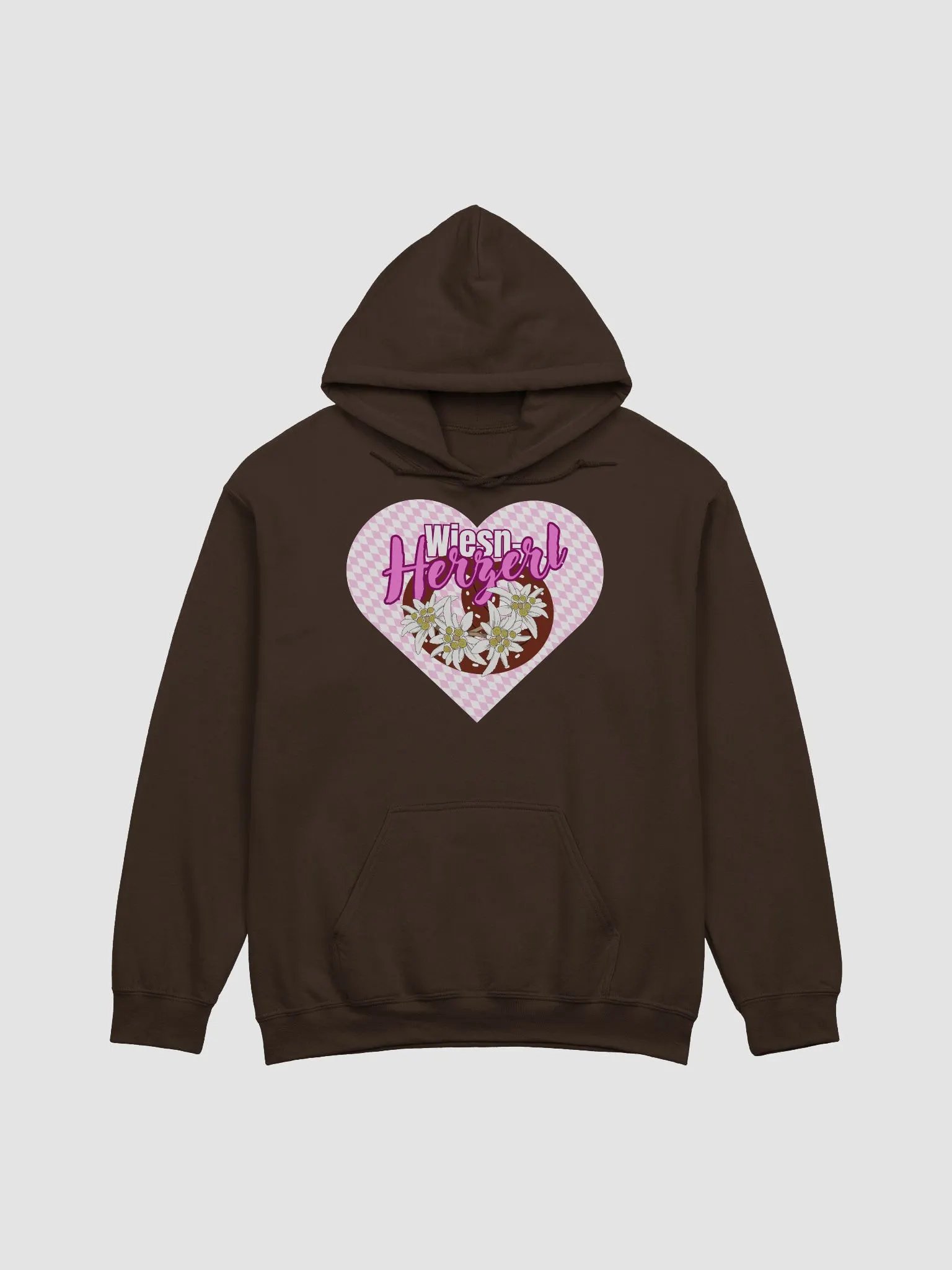Wiesn-Herzerl Hoodie Pullover Oktoberfest - Rosa product image (1)