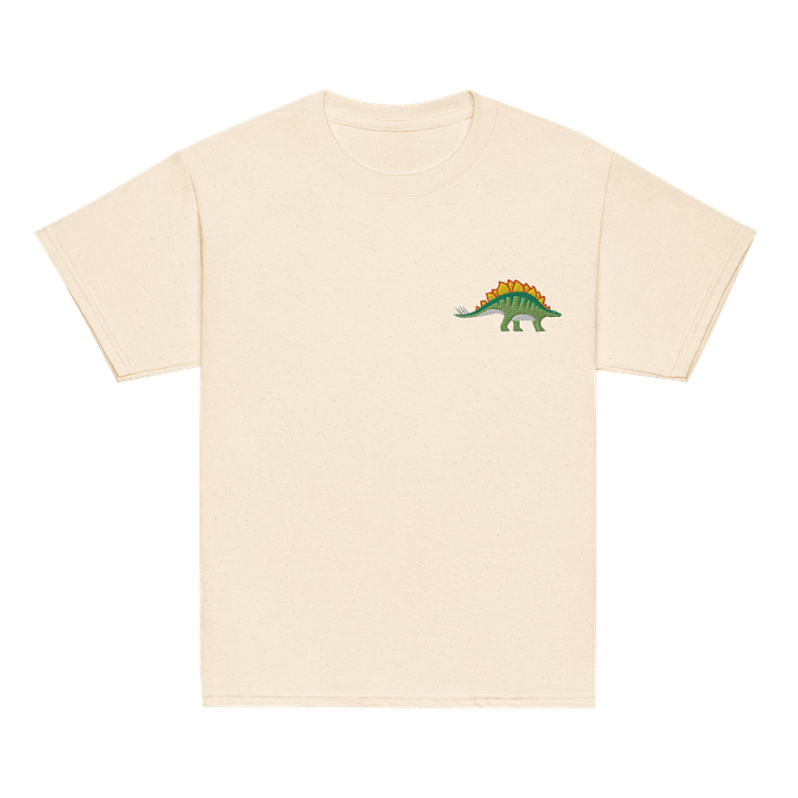 Youth Stegosaurus Embroidered T-Shirt product image (43)