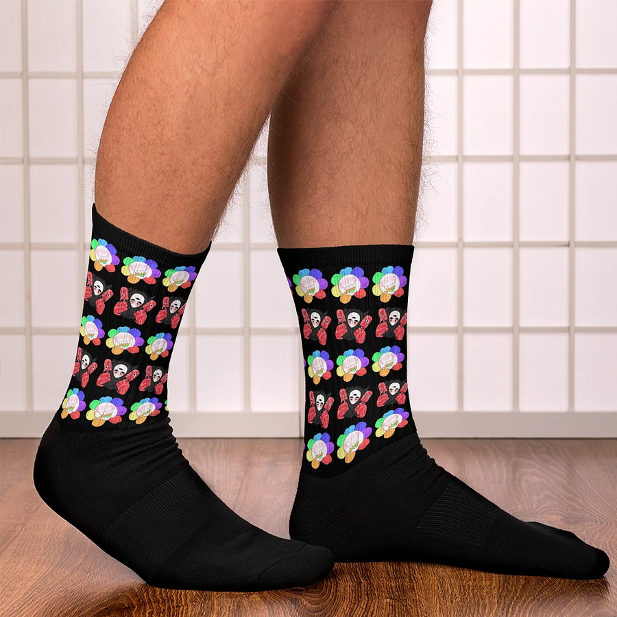 Black Flower and Visceral Socks product image (5)
