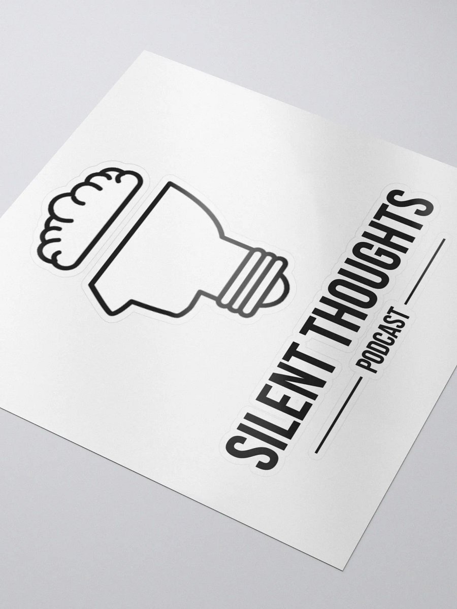 Silent Thoughts Sticker product image (3)