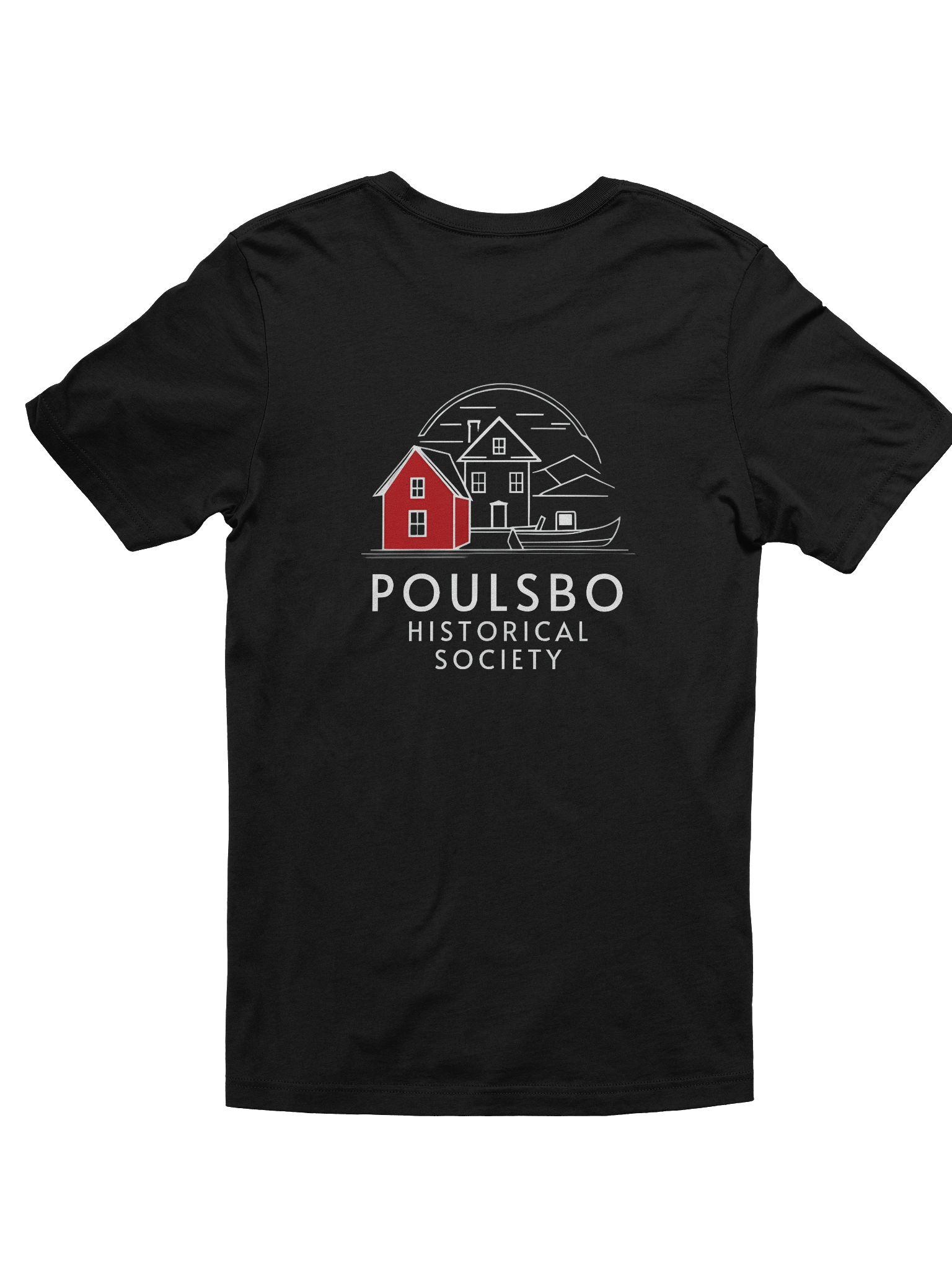 Poulsbo Historical Society Logo T-Shirt product image (6)
