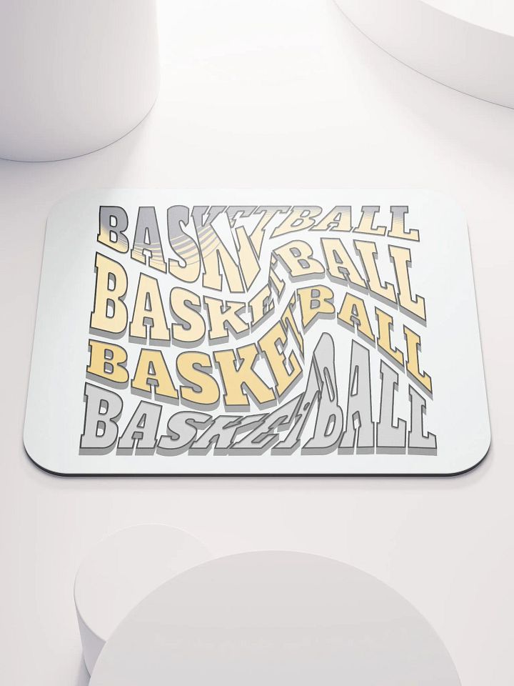 Mess Swirl Basketball Blast Mouse Pad product image (1)