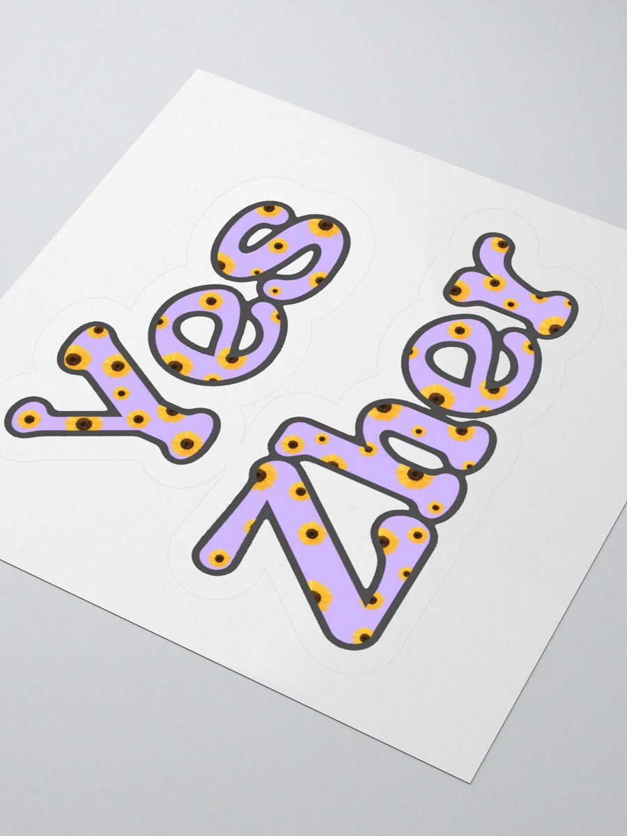 YES ZHER STICKER product image (8)