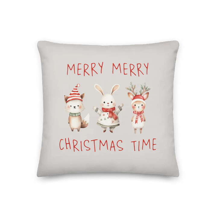 Festive Winter Friends Premium Pillow product image (2)