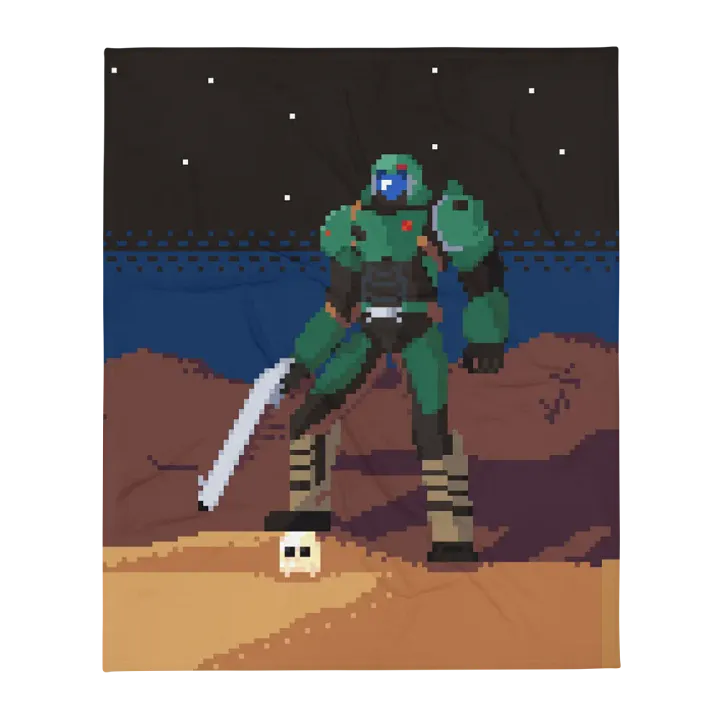 Doomslayer Throw Blanket product image (2)