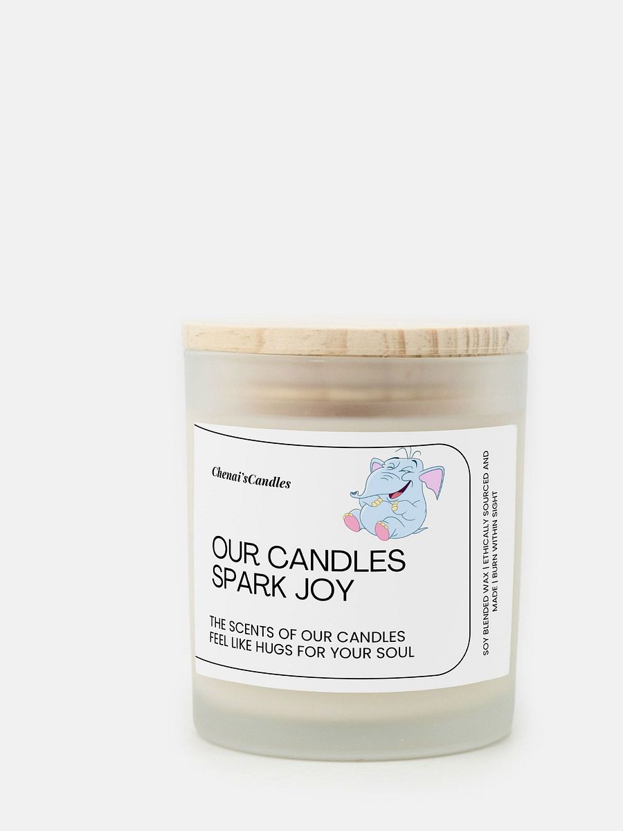 Joy Frosted Candle product image (2)
