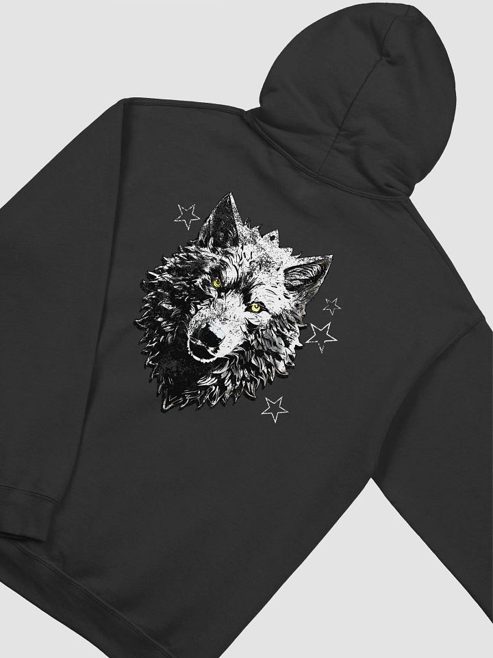 Wolf Star Front/Back Gildan Hoodie product image (2)