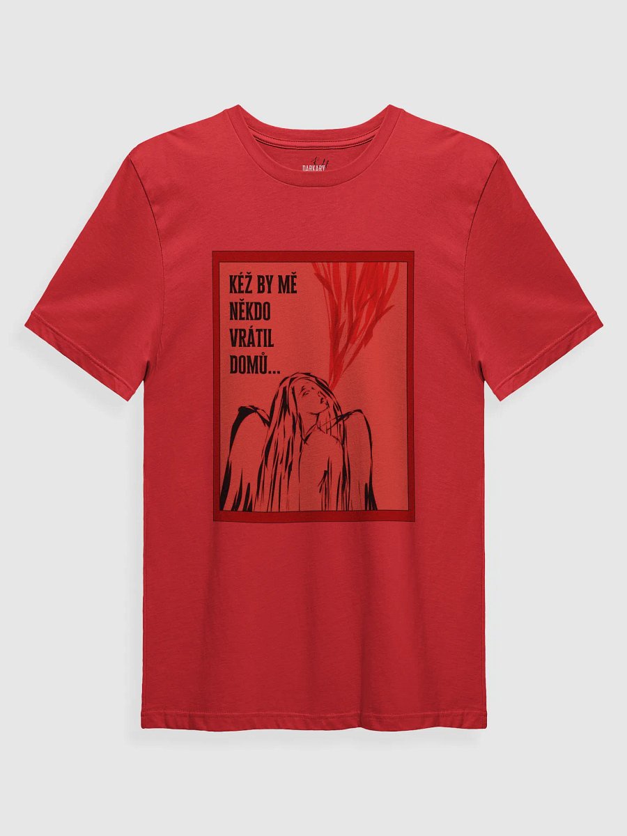 Kéž by mě někdo vrátil domů Red T-shirt product image (1)