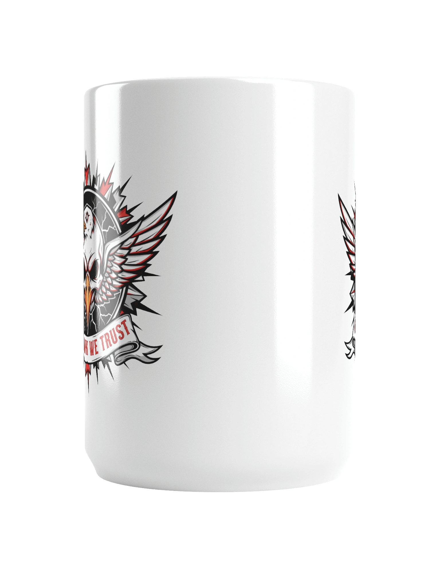 In Squawk We Trust Metal Mug product image (6)
