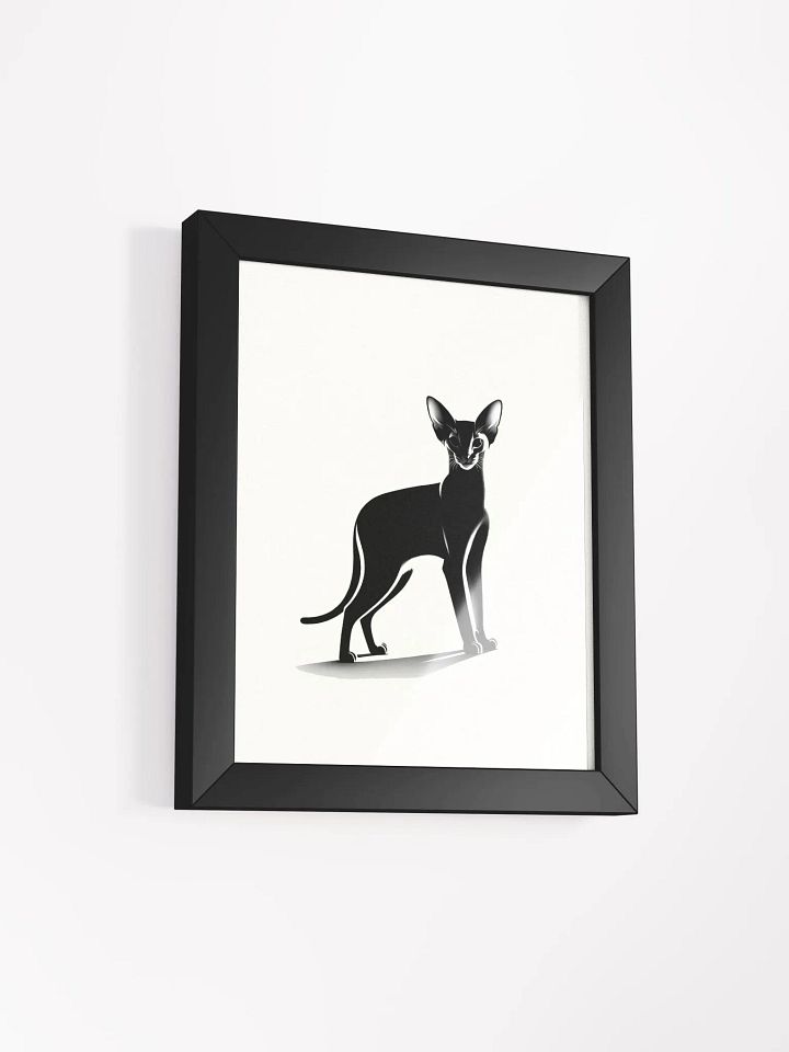 Framed High-Quality Matte Poster (in): Abyssinian product image (2)