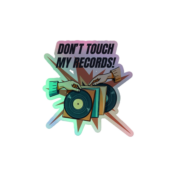 Don't Touch My Records Sticker Pack product image (2)