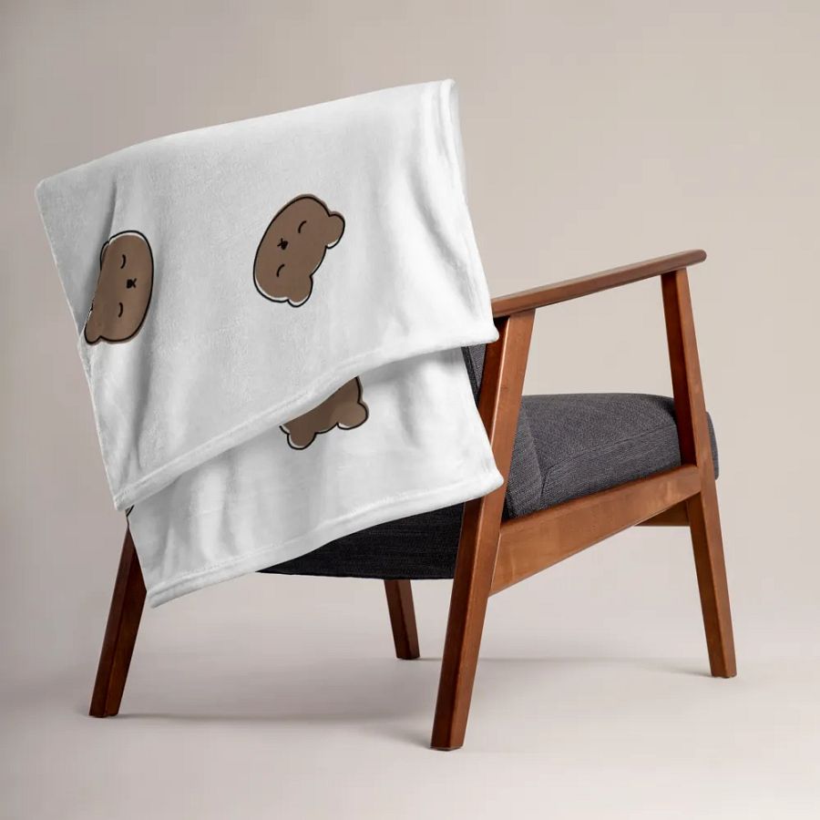 Sleepy Bear Throw Blanket product image (3)