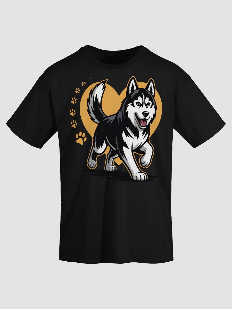 Playful Husky Heart T-Shirt product image (22)