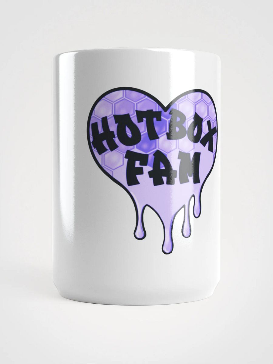 HOT BOX FAM PURPLE HONEY COMB LOGO COFFEE MUG product image (5)
