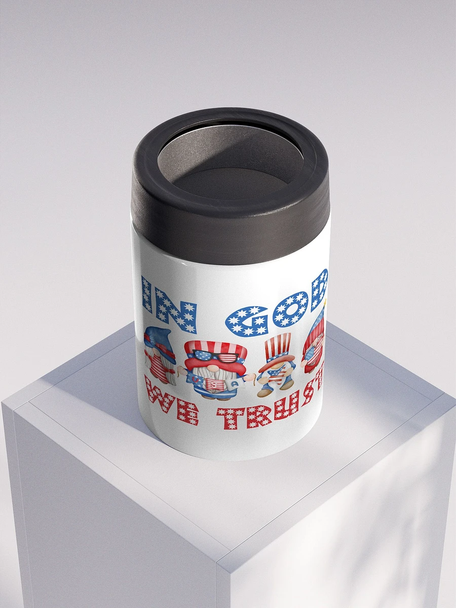 In God We Trust Stainless Steel Koozie product image (4)