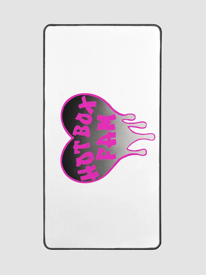 HOT BOX FAM PINK & BLACK OMBRE LOGO DESK MAT product image (2)