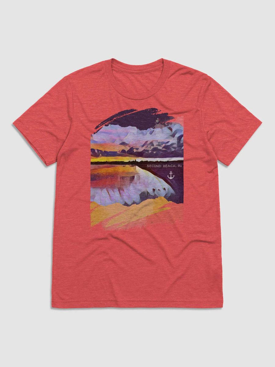 Sachuest Beach (Second Beach) Sunset Tri Blend T-Shirt (11 Colors) product image (3)